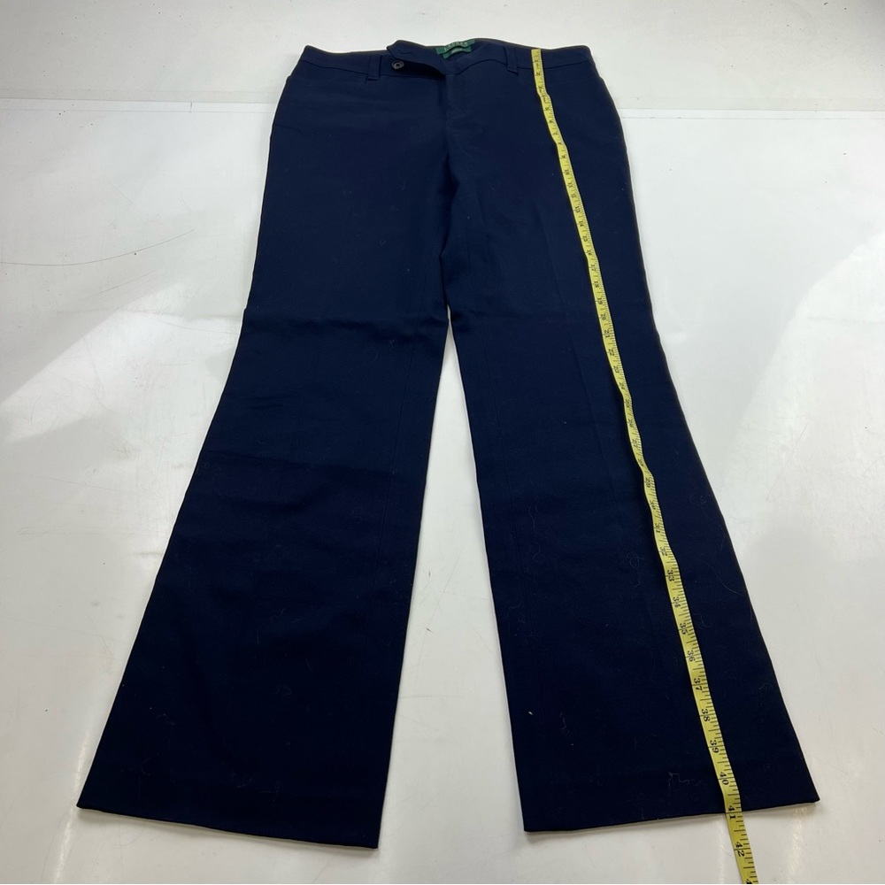 Ralph Lauren women’s navy blue straight leg pants NWT us 10 L44-7 - Picture 6 of 6